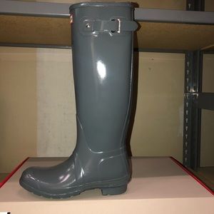Tall hunter rain boots